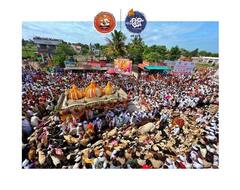 Ashadhi Wari :  संत तुकाराम महाराजांच्या पालखीला मेंढ्यांचे रिंगण, काटेवाडीत रंगला नयनरम्य सोहळा