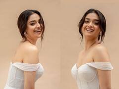 Keerthy Suresh : યુથ ક્રશ કિર્તી સુરેશે વ્હાઇટ ડ્રેસમાં શેર કર્યા Photos