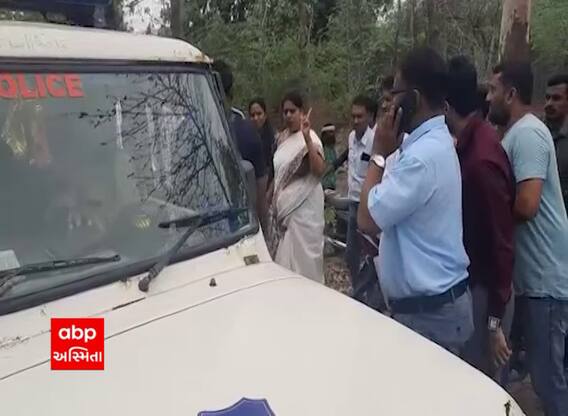 અકસ્માત જોઈ મંત્રી નીમિષાબેને ઊભો રાખી દીધો કાફલો ને કાફલાની ગાડીમાં જ યુવકને હોસ્પિટલ ખસેડાયો