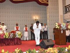 आधी बाळासाहेब आणि आनंद दिघेंचे स्मरण मग शपथविधी, उद्धव ठाकरेंची परंपरा एकनाथ शिंदेंकडून कायम