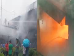 Fire in Hathua Market: बारिश के बीच पटना के हथुआ मार्केट में लगी भीषण आग, दमकल की 16 गाड़ियां पहुंचीं