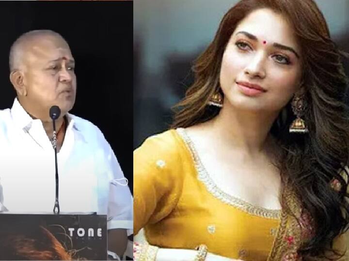 Radha Ravi makes yet another controversial remark against legend saravanan and Tamannaa Radharavi : ''தமன்னாவை பார்த்தேன்.. கருப்பே இல்லை'' - மேடையேறி வார்த்தைகளை வீசும் ராதாரவி.. குவியும் கண்டனங்கள்..