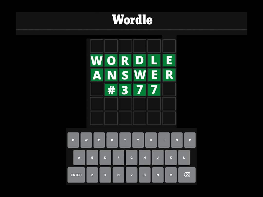 Wordle 377 Answer, July 1: Need Help? Check Out Hints And Clues To Solve Today's Wordle Puzzle Wordle 377 Answer, July 1: Need Help? Check Out Hints And Clues To Solve Today's Wordle Puzzle