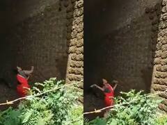 சரியாகக் குறி பார்த்து சாணியடி.... ட்விட்டரில் ட்ரெண்ட் ஆன பெண்ணின் வீடியோ!