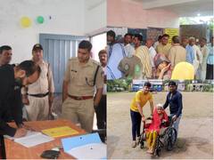 In Pics: पंचायत चुनाव के दूसरे चरण में वोटर्स का दिखा जोश, 104 साल की बुजुर्ग महिला ने किया मतदान