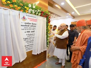 KALOL :  ગૃહમંત્રી અમિત શાહે 750 બેડની PSM હોસ્પિટલનું ભૂમિપૂજન અને સ્વામિનારાયણ યુનિવર્સિટીના બિલ્ડીંગનું લોકાર્પણ કર્યું