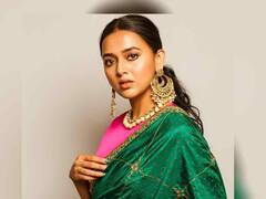 PHOTO : सुंदर साडी, कानात झुमके अन् नखरेल अदा! तेजस्वी प्रकाशच्या फोटोंवर खिळल्या साऱ्यांच्या नजरा!