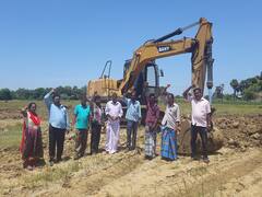 மயிலாடுதுறை: நான்கு வழிச்சாலை பணியை தடுத்து நிறுத்திய நில உரிமையாளர்கள்