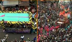 વરસાદના અમીછાંટણા રથયાત્રામાં ભક્તો રંગાયા ભક્તિ રંગમાં, જુઓ ક્યાં પહોંચી યાત્રા?