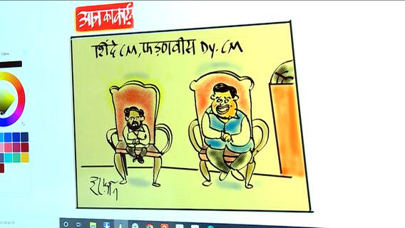 इरफान का कार्टून: महाराष्ट्र में किसी और का छप्पर भगवान ने किसी और को दे दिया !