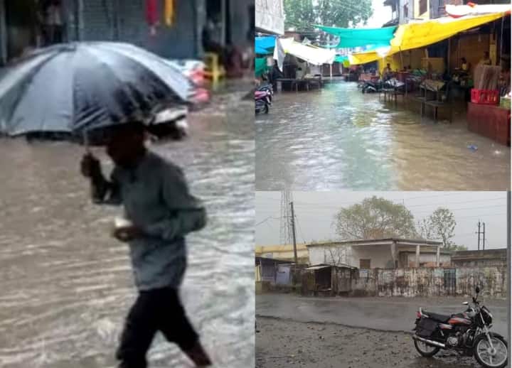 मध्य प्रदेश में गुरुवार को हुई झमाझम बारिश से लोगों को गर्मी से राहत मिली है. एक तरफ जहां राज्य के कई जिलों में बादल जमकर बरसे, वहीं दूसरी ओर कुछ इलाकों में सिर्फ बौछारों ही पड़ीं. बारिश की वजह से किसानों और आम लोगों के चेहरे पर खुशी दिखाई दी. तस्वीरों में देखिए सीहोर के आष्टा में बारिश का असर.