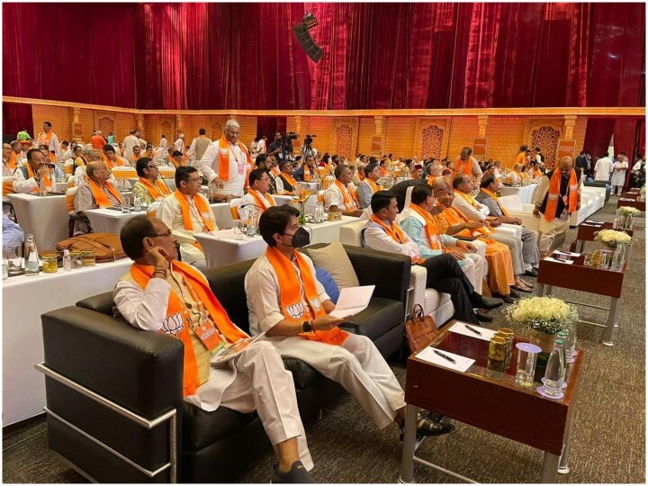 PM Modi Inaugurated BJP Two Day National Executive Meeting In Hyderabad ...