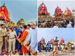 Jagannath Rath Yatra: पुरी में भगवान जगन्नाथ की रथ यात्रा का भव्य शुभारंभ, देखें तस्वीरें