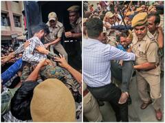 Udaipur Murder Case: দুই দিক থেকে এলোপাথাড়ি কিল-চড়-ঘুষি, আদালত চত্বরে আক্রান্ত উদয়পুর খুনের দুই অভিযুক্ত, ভাইরাল ভিডিও