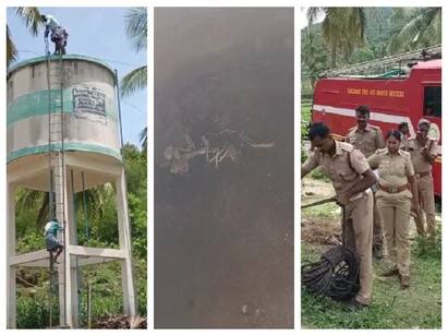 Dharmapuri Thoppur Skeletons found in unused reservoir tank, People shocked Thoppur Skeletons: தண்ணீர் தொட்டிக்குள் கிடந்த எலும்புக்கூடு! பரபரப்பாகிய கிராமம்!