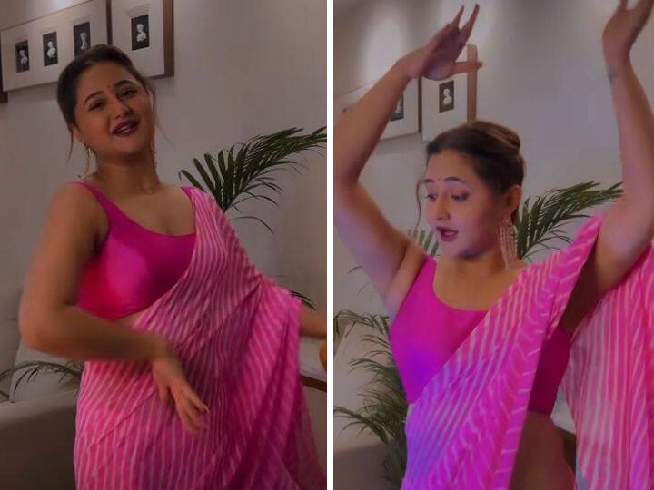 Rashami Desai Video: पिंक साड़ी में रश्मि देसाई ने किया जबरदस्त डांस, वीडियो में लग रही हैं बला की खूबसूरत