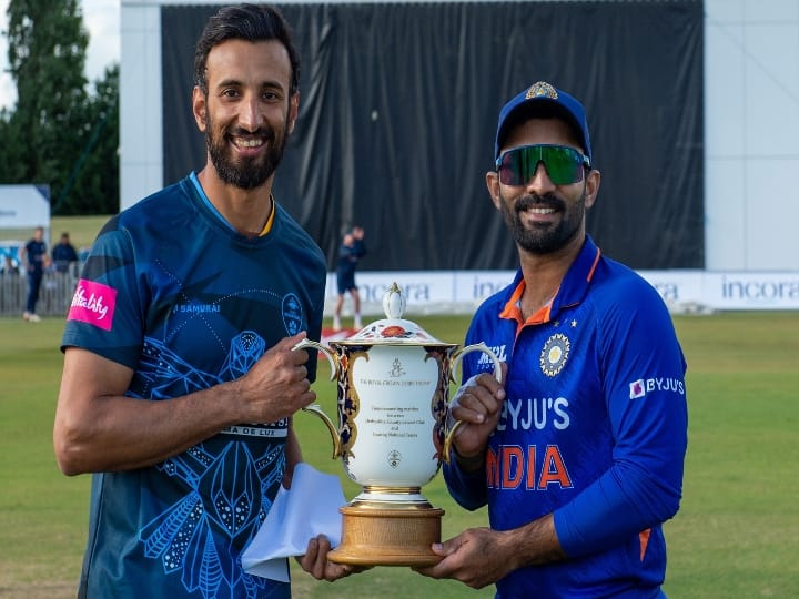 Dinesh Karthik captains India for first time vs Derbyshire and india won India Captain DK : அடுத்தடுத்து அசத்தல்தான்.. இந்திய அணி கேப்டன்! மாஸ் காட்டும் தினேஷ் கார்த்திக்!