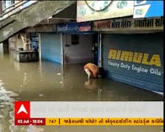 પાલનપુર શહેરમાં ધોધમાર વરસાદથી નીચાણવાળા વિસ્તારમાં ભરાયા પાણી