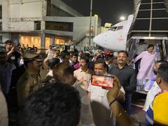 PHOTO : बंडखोर आमदार मुंबईत परतले, चोख पोलीस बंदोबस्तात हॉटेलवर पोहोचले