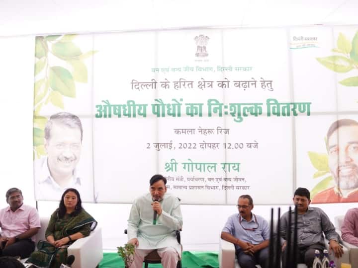 Delhi Gopal Rai said AAP government fixed 35 lakh plantation target to fight pollution Delhi Pollution: प्रदूषण का मुकाबला करने के लिए दिल्ली सरकार ने उठाया बड़ा कदम, मंत्री गोपाल राय ने दी जानकारी