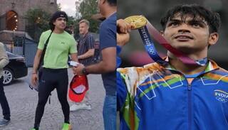 Neeraj Chopra : ਨੀਰਜ ਚੋਪੜਾ ਨੇ ਸਟਾਕਹੋਮ 'ਚ ਬਜ਼ੁਰਗ ਫ਼ੈਨ ਦੇ ਛੂਹੇ ਪੈਰ,  ਨਿਮਰਤਾ ਨਾਲ ਜਿੱਤਿਆ ਲੱਖਾਂ ਲੋਕਾਂ ਦਾ ਦਿਲ 