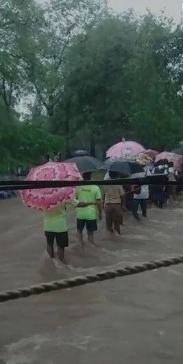 राज्याच्या विविध भागात पावसाची दमदार हजेरी