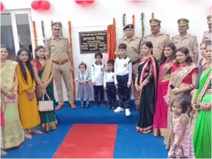 Muzaffarnagar 3 years old girl inaugurate a school as SSP gifted modern school to police line ann Muzaffarnagar News: पुलिस लाइन को 'मॉडर्न स्कूल' का तोहफा, SSP ने तीन साल की बच्ची से कराया उद्घाटन