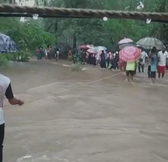 Maharashtra Rains : राज्याच्या विविध भागात पावसाची दमदार हजेरी, पालघरच्या सफाळे भागात पूरजन्य स्थिती