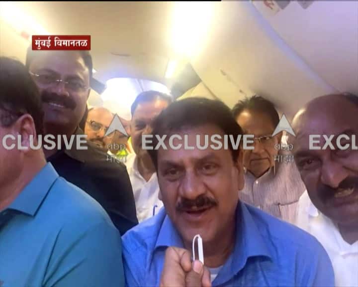 मुंबईत आल्यानंतर आम्ही सर्वजण आनंदी असल्याचं या बंडखोर आमदारांनी एबीपी माझाशी बोलताना सांगितलं.