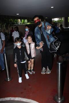 London में छुट्टियां बिताकर मां और बच्चों के साथ मुंबई लौटे Karan Johar , एयरपोर्ट पर इस अंदाज में हुए स्पॉट