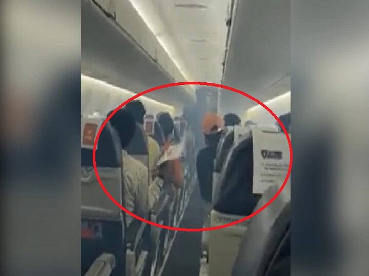 Smoke In Cabin SpiceJet Pilot  Makes Emergency Landing Watch Video: 5,000 அடி உயரத்தில் பறந்த விமானம்... குபுகுபுவென வந்த புகை! திக் திக் நிமிடங்கள்! வீடியோ!