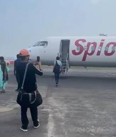 In Pics: સ્પાઇસજેટની દિલ્હી-જબલપુર ફ્લાઇટનું ઇમરજન્સી લેન્ડિંગ કરાવાયુ