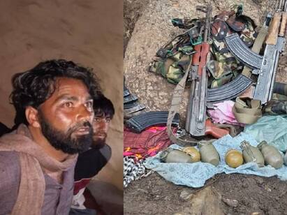 2 terrorists of LeT apprehended by villagers of Tuksan Kashmir LeT terrorist Arrest: பயங்கரவாதிகளை துரத்தி பிடித்த கிராம மக்கள்... ரூ.5 லட்சம் பரிசு அறிவித்த போலீஸ்