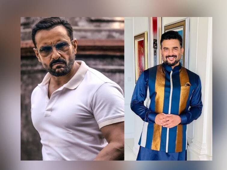 Rocketry the nambi effect actor r madhavan talk about saif ali khan role R Madhavan : 'विक्रम वेध' मधील सैफ अली खानच्या भूमिकेबाबत आर. माधवन म्हणाला; 'बघू तो मला हरवू शकतो की..'