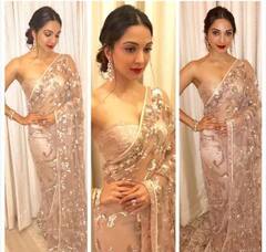 Kiara Advani ਸਾੜੀ 'ਚ ਲੱਗਦੀ ਬਲਾ ਕੀ ਖੂਬਸੂਰਤ, ਫ਼ੈਨਜ ਕਹਿੰਦੇ, ਰੂਪ ਦੀ ਮੂਰਤ