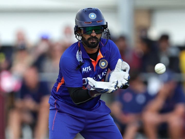 Indians won by 10 runs 2nd T20 Warm-up Match Northamptonshire Harshal Patel INDS vs NHNTS: कार्तिक की कप्तानी में भारत ने 10 रनों से जीता दूसरा टी20 वॉर्म-अप मैच, हर्षल का तूफानी प्रदर्शन