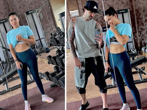 Sunny Leone Pics: सनी लियोन ने शेयर की वर्कऑउट सेशन की फोटो, साथ नजर आए हसबैंड डेनियल Sunny Leone Pics: सनी लियोन ने शेयर की वर्कऑउट सेशन की फोटो, साथ नजर आए हसबैंड डेनियल