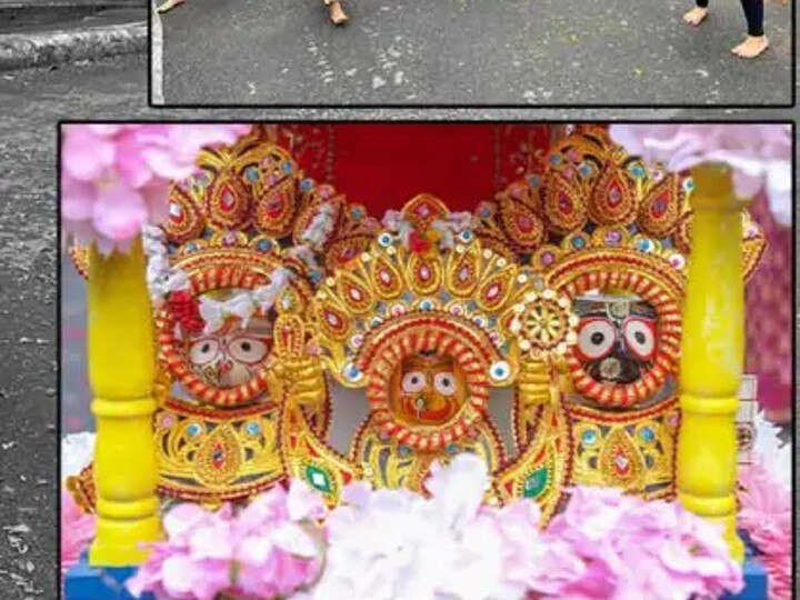 Gujarat rath yatra: மொபைல்  ப்ளூடுத்! இது ரோபோடிக் ரத யாத்திரை! ரோட்டில் சர்ரென சென்ற குட்டி தேர்!