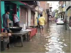 Pilibhit News: चंद मिनटों की बारिश ने खोली नगर पालिका की पोल, जलभराव से सड़क पर चलना मुश्किल