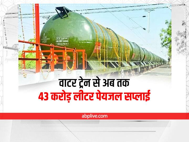 Rajasthan Jodhpur News 43 crore liters of drinking water carried to Pali by water special train ANN Jodhpur News: वाटर ट्रेन के 200 फेरे पूरे, पाली पंहुचा 43 करोड़ लीटर पेयजल