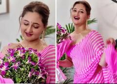 ਪਿੰਕ ਸਾੜ੍ਹੀ 'ਚ ਰਸ਼ਮੀ ਦੇਸਾਈ ਲੱਗ ਰਹੀ ਹੈ ਕਮਾਲ, ਤਸਵੀਰਾਂ 'ਚ ਦੇਖੋ ਖੂਬਸੂਰਤ ਅੰਦਾਜ਼