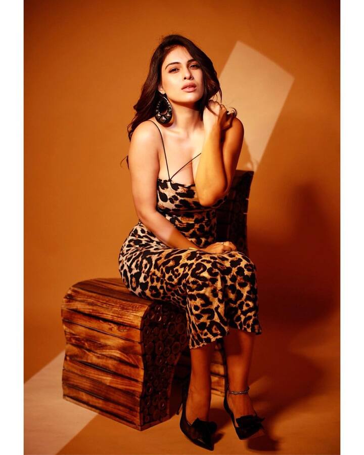 નેહા એનિમલપ્રિન્ટ બોડીકોન ડ્રેસમાં તસવીરો શેર કરી છે. નેહા ખૂબ જ શાનદાર લાગી રહી છે. આ તસવીરોમાં નેહા ખૂબ જ સુંદર લાગી રહી છે.