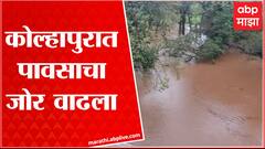 Kolhapur Rain : कोल्हापुरात पावसाचा जोर वाढला, राधानगरी, भुदरगड, करवीर, शाहूवाडीत दमदार पाऊस
