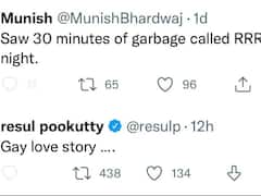 'Garbage', 'Gay Love Story': Munish Bhardwaj, Resul Pookutty's Remarks For RRR leave Many Angered
