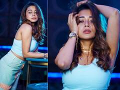 Tina Dutta Photos: उतरन की इच्छा ने दिखाया अपना ग्लैमरस अवतार, स्काई कलर के ड्रेस में टीना दत्ता को देख फैंस बोले आज ब्लू है...