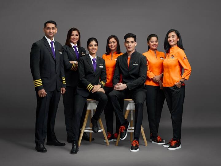 Akasa Air Rakesh Jhunjhunwala Reveals Crew Uniform Made Of Recycled Polyester Fabric Pet Bottle Plastic Rakesh Jhunjhunwala-Backed Akasa Air Reveals Crew Uniform Made Of Recycled Polyester Fabric