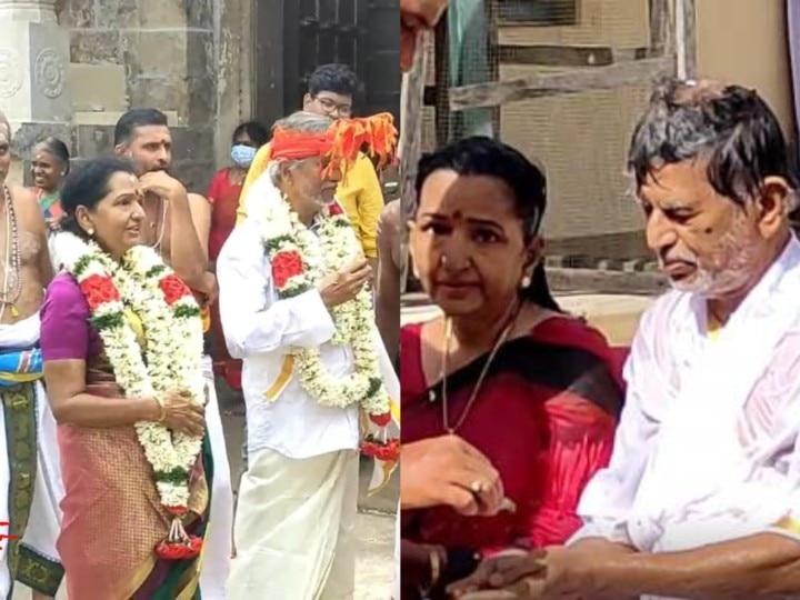 SAC Shoba Temple Visit: திருக்கடையூர் கோயிலில் ஆயுள் விருத்தி ஹோமம் செய்த விஜயின் பெற்றோர்.. வைரல் ஃபோட்டோ..