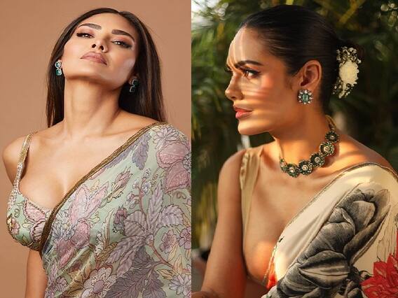 साडीत ईशा दिसतेय खासच, तुम्हीही म्हणाल काय ते सौंदर्य!