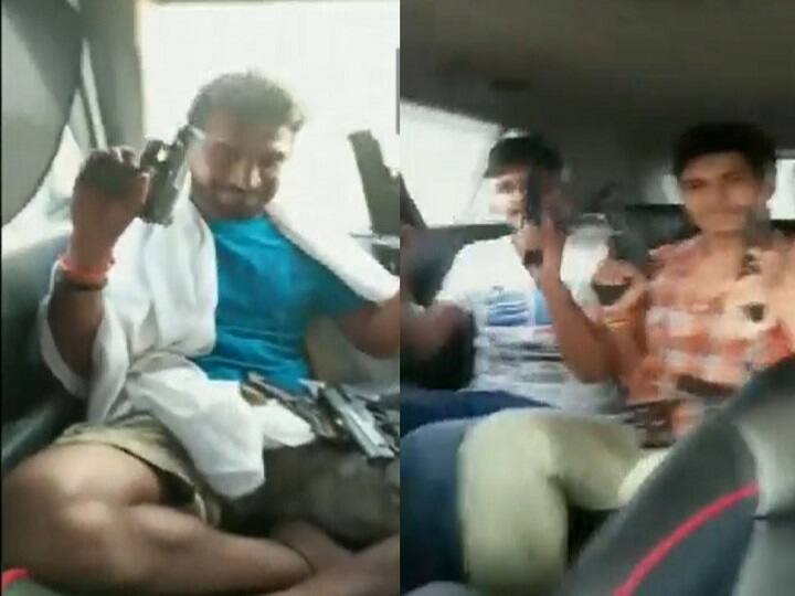 Sidhu Moose Wala Murder Case: મૂસેવાલાની હત્યા બાદ આરોપીઓએ કારમાં હથિયારો સાથે ઉજવણી કરી હતી, જુઓ વીડિયો Sidhu Moose Wala Murder Case Video Ankit Sirsa Sachin Bhivani And Deepak Brandished Guns In A Vehicle Sidhu Moose Wala Murder Case: મૂસેવાલાની હત્યા બાદ આરોપીઓએ કારમાં હથિયારો સાથે ઉજવણી કરી હતી, જુઓ વીડિયો