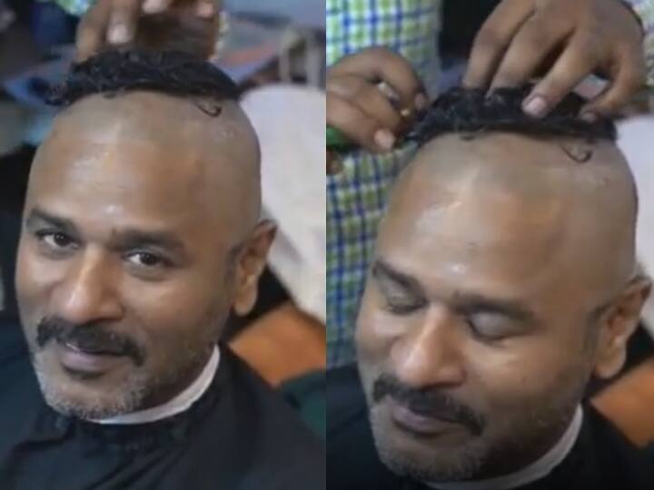 Actor Prabhu Deva's half bald video for My Dear Bootham has gone viral on the internet Watch video : ”பூதம் கெட்டப் பார்த்து நல்லா இருக்குன்னு நினைச்சேன், முடி எடுக்குறப்ப”... நடிகர் பிரபு தேவா பாதி மொட்டை வீடியோ வைரல்!